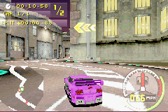 Need for Speed: Carbon - Own the City (Game Boy Advance) screenshot: In race