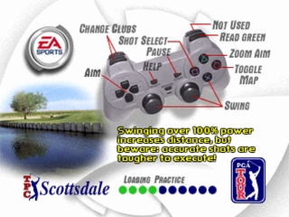 Tiger Woods PGA Tour Golf (PlayStation) screenshot: Loading screen