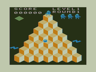 Screenshot of Que Bit (TRS-80 CoCo, 1984) - MobyGames