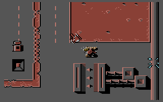 Rebel (Commodore 64) screenshot: Level 07 The Last Post