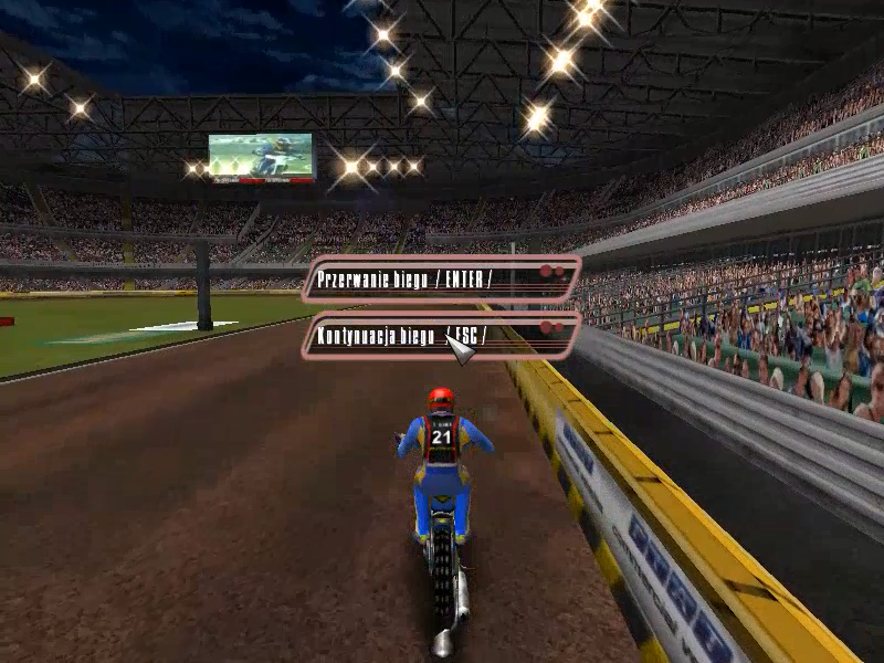 FIM Speedway Grand Prix (Windows) screenshot: Pause menu