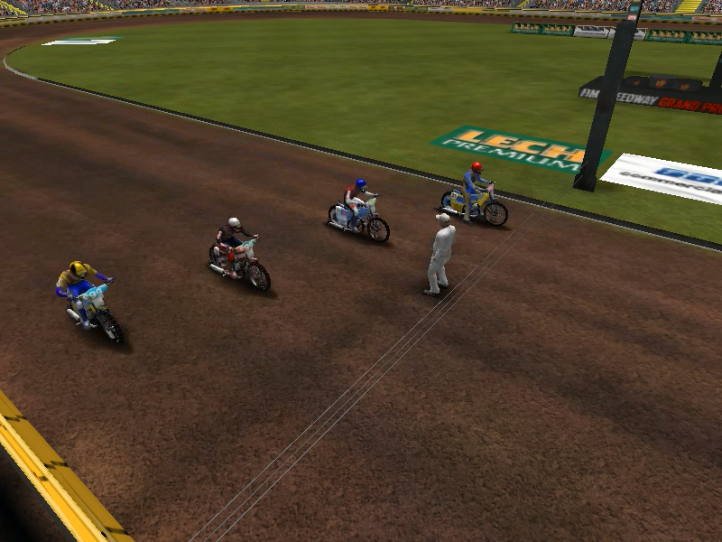 FIM Speedway Grand Prix (Windows) screenshot: Now for a race with AI players