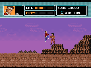 Super Karate Kid (Windows) screenshot: Mountains