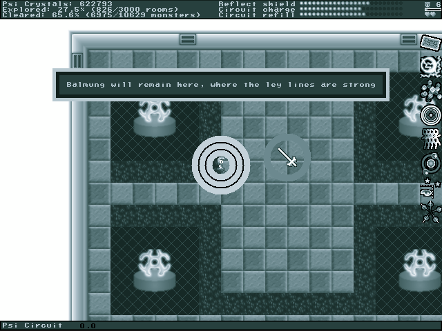 Meritous (Windows) screenshot: The PSI key is in place