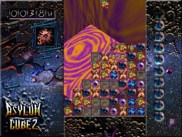 Digital Eel's Big Box of Blox (Windows) screenshot: Asylum Cubez level 3