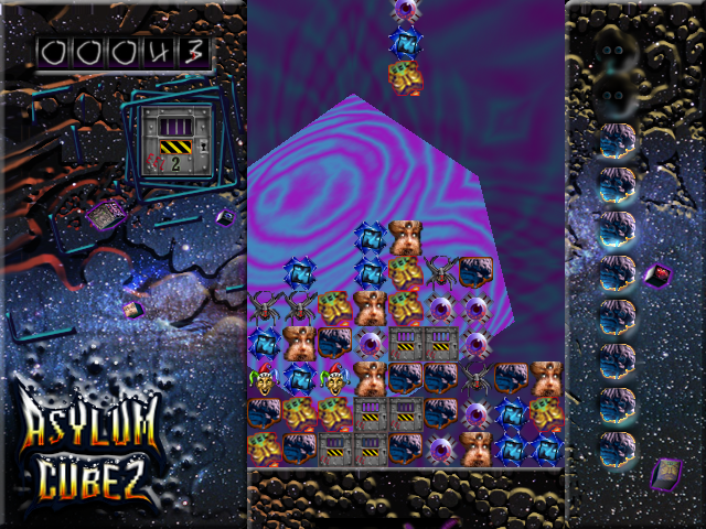 Digital Eel's Big Box of Blox (Windows) screenshot: Asylum Cubez and its joker blocks