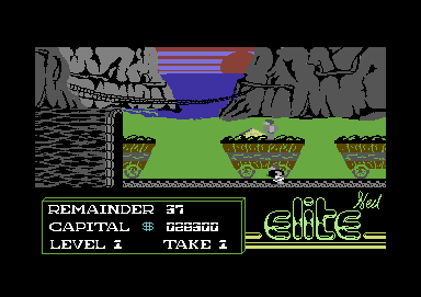 The Fall Guy (Commodore 64) screenshot: Scene 2