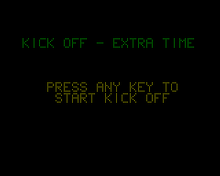 Kick Off: Extra Time (Amiga) screenshot: Title screen