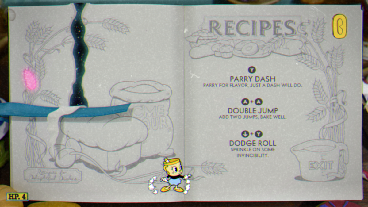 Cuphead: The Delicious Last Course (Windows) screenshot: Training as Ms. Chalice