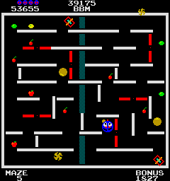 Screenshot of Maze Invaders (Arcade, 1981) - MobyGames