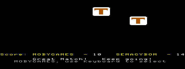 Concentrate! (TRS-80 CoCo) screenshot: Almost Finished