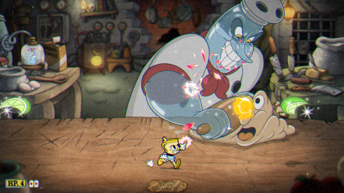 Cuphead: The Delicious Last Course (Windows) screenshot: Chef Saltbaker