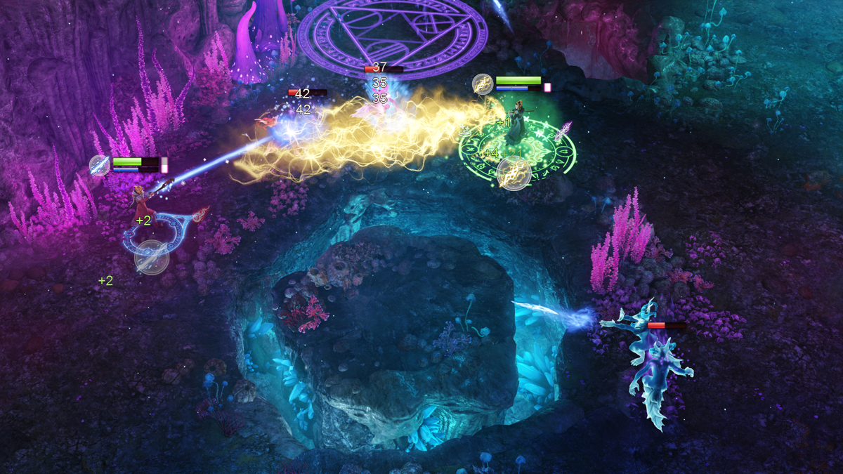 Nine Parchments (Windows) screenshot: Lighting can be very effective