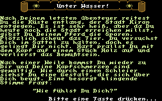 Schwert und Magie IV: Folge 7+8 (Commodore 64) screenshot: Folge Nr. 7: Story.
