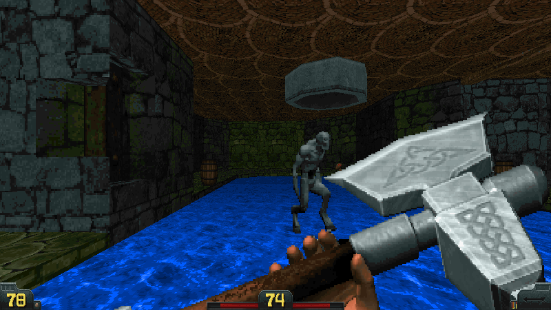 Rekkr: Sunken Land (Windows) screenshot: In the sewers.