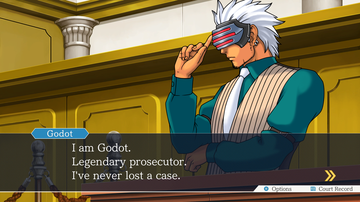 Phoenix Wright: Ace Attorney Trilogy (Windows) screenshot: Phoenix Wright 3. A mysterious prosecutor