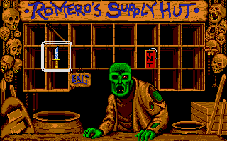 Voodoo Nightmare (Atari ST) screenshot: Good old Romero!