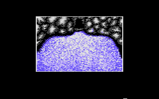 Schwert und Magie IV: Folge 7+8 (Commodore 64) screenshot: Folge 8: Instead of abstract room layouts you will have pixeled portraits.