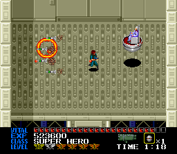 Last Alert (TurboGrafx CD) screenshot: Fighting Dr. Garcia again