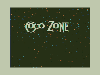 The CoCo Zone (TRS-80 CoCo) screenshot: Title Screen