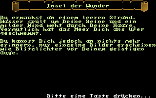 Schwert und Magie IV: Folge 7+8 (Commodore 64) screenshot: Folge Nr. 8: Story.