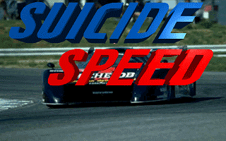 Suicide Speed (DOS) screenshot: Title screen