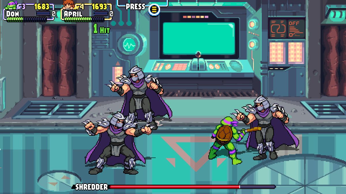 Teenage Mutant Ninja Turtles: Shredder's Revenge (Windows) screenshot: Shredder