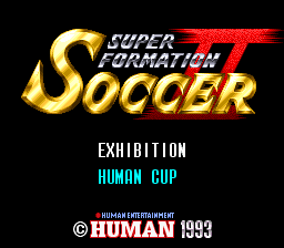 Screenshot Of Super Formation Soccer Ii Snes 1993 Mobygames