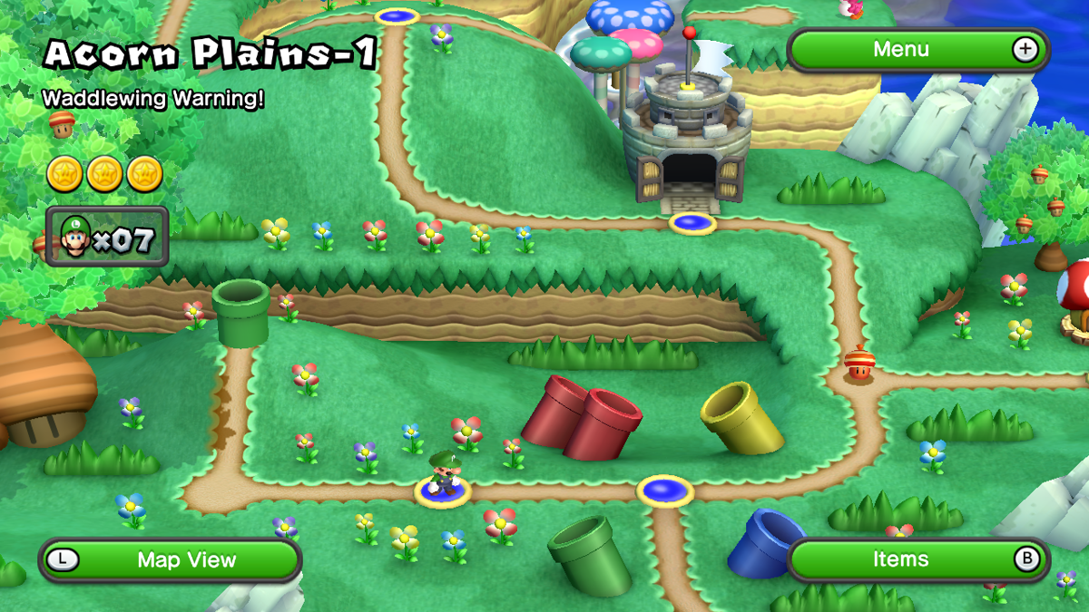 Screenshot of New Super Luigi U (Wii U, 2013) - MobyGames