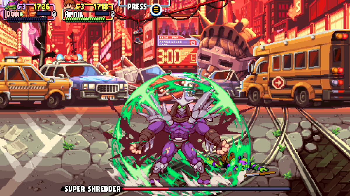 Teenage Mutant Ninja Turtles: Shredder's Revenge (Windows) screenshot: Super Shredder