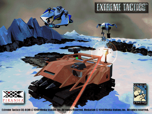 Extreme Tactics (Windows) screenshot: Title screen