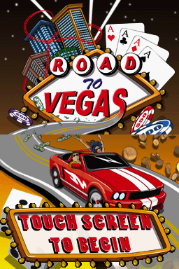Road to Vegas (Nintendo DS) screenshot: Title Screen