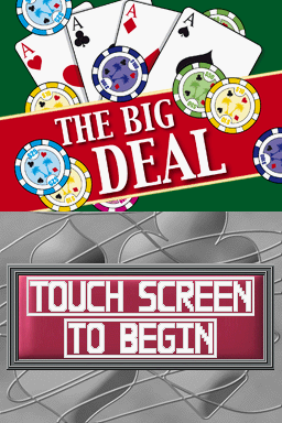 The Big Deal (Nintendo DS) screenshot: Title Screen