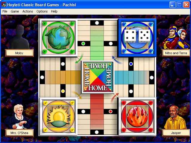 Hoyle Classic Board Games (Windows) screenshot: Pachisi