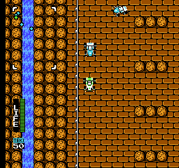 Gekitotsu Yonku Battle (NES) screenshot: The first stage
