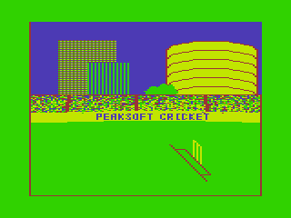 Tim Love's Cricket (Dragon 32/64) screenshot: Title screen