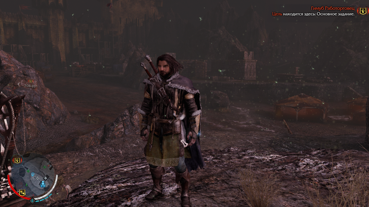 Middle-earth: Shadow of Mordor - Captain of the Watch Character Skin (Windows) screenshot: The skin in the game