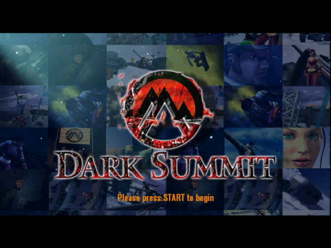 Dark Summit (Xbox) screenshot: Title Screen