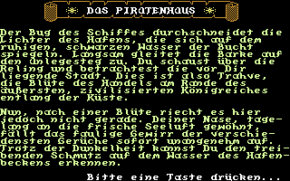 Schwert und Magie II: Folge 3+4 (Commodore 64) screenshot: Folge Nr. 3: Story.