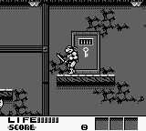 Teenage Mutant Ninja Turtles III: Radical Rescue (Game Boy) screenshot: Other turtles are held behind such doors, and bosses hold the keys