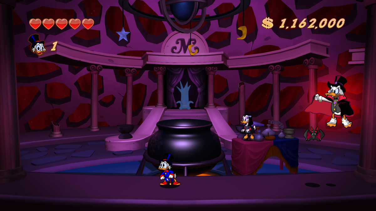 Disney DuckTales: Remastered (Windows) screenshot: Count Dracula Duck