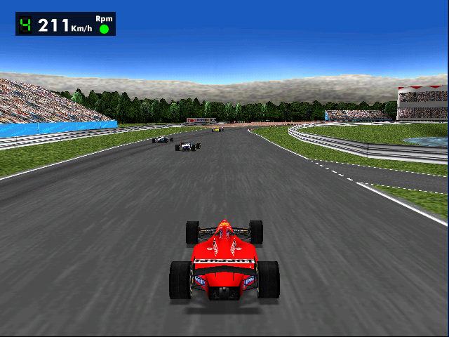 F1 Racing Simulation (Windows) screenshot: Japan circuit
