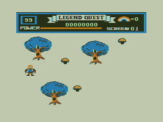 Legend Quest (TRS-80 CoCo) screenshot: Starting my Adventure