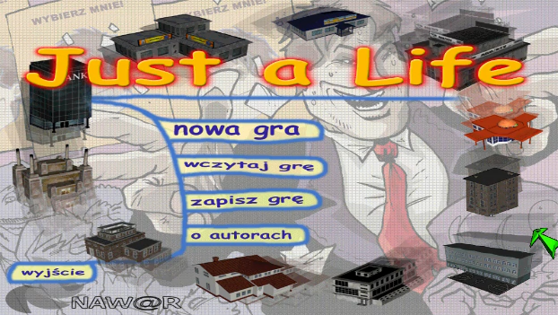 Just a Life (Windows) screenshot: Title screen