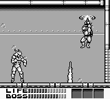 Teenage Mutant Ninja Turtles III: Radical Rescue (Game Boy) screenshot: Shredder