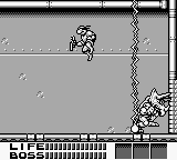 Teenage Mutant Ninja Turtles III: Radical Rescue (Game Boy) screenshot: Triceraton