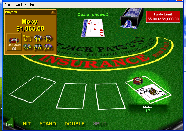 Beat the House 2 (Windows) screenshot: Blackjack