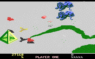 Desert Falcon (Atari 7800) screenshot: Watch out for little sphinxes!