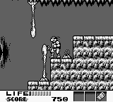 Teenage Mutant Ninja Turtles III: Radical Rescue (Game Boy) screenshot: Beware of flames