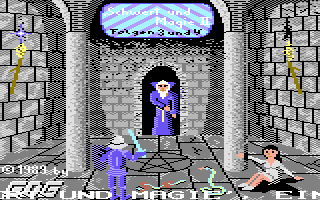 Schwert und Magie II: Folge 3+4 (Commodore 64) screenshot: Title Screen.